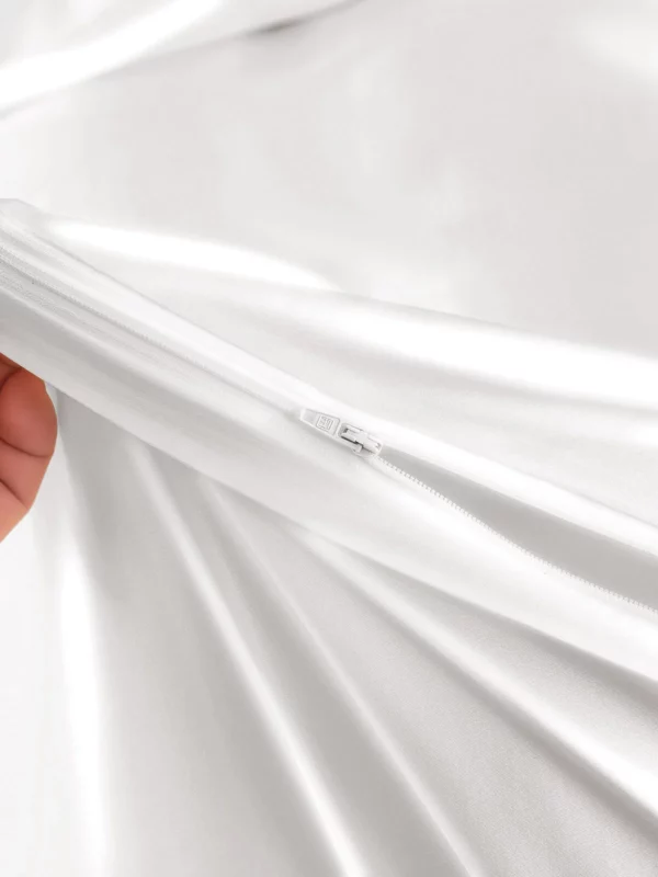 25Momme 4Pcs 100% mulberry Silk bedding Set Duvet Cover+Fitted Sheet+2x Pillowcases - Image 10