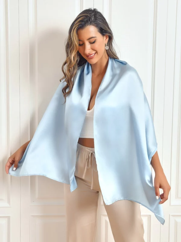 19 Momme Pure Silk Long Scarf/Shawl 170x53cm/67 - Image 13